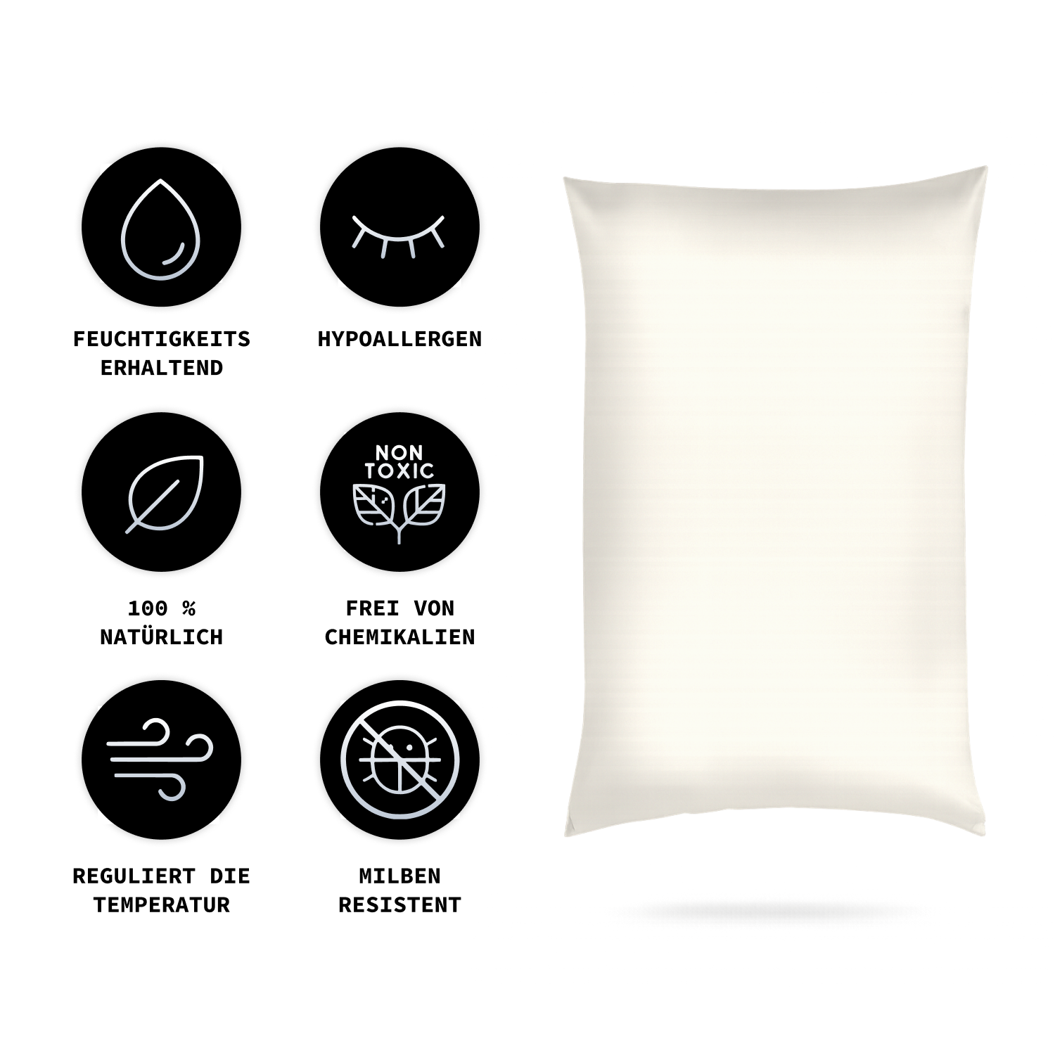 PureSilk™ Kissenbezug - Gold