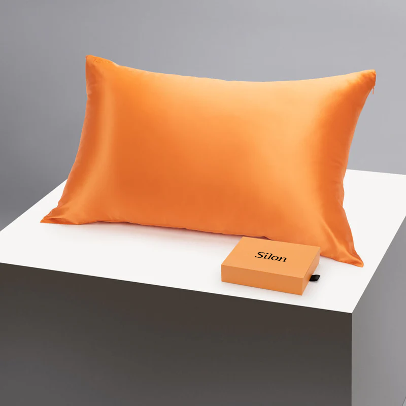 Silk Pillowcase - Coral